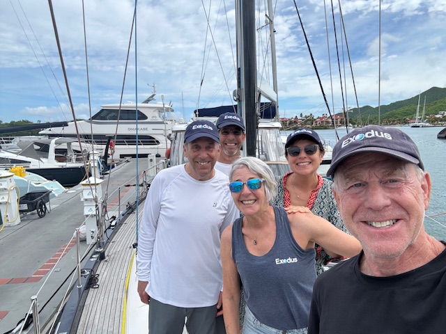 Crew photo before departing Saint Martin for Bermuda